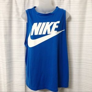 Nike Running Sleeveless Top Blue Size Extra Large